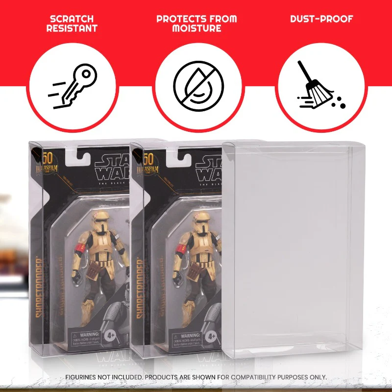 Hasbro Star Wars The Black Series Archive 50th Pack 10 protectors product photo