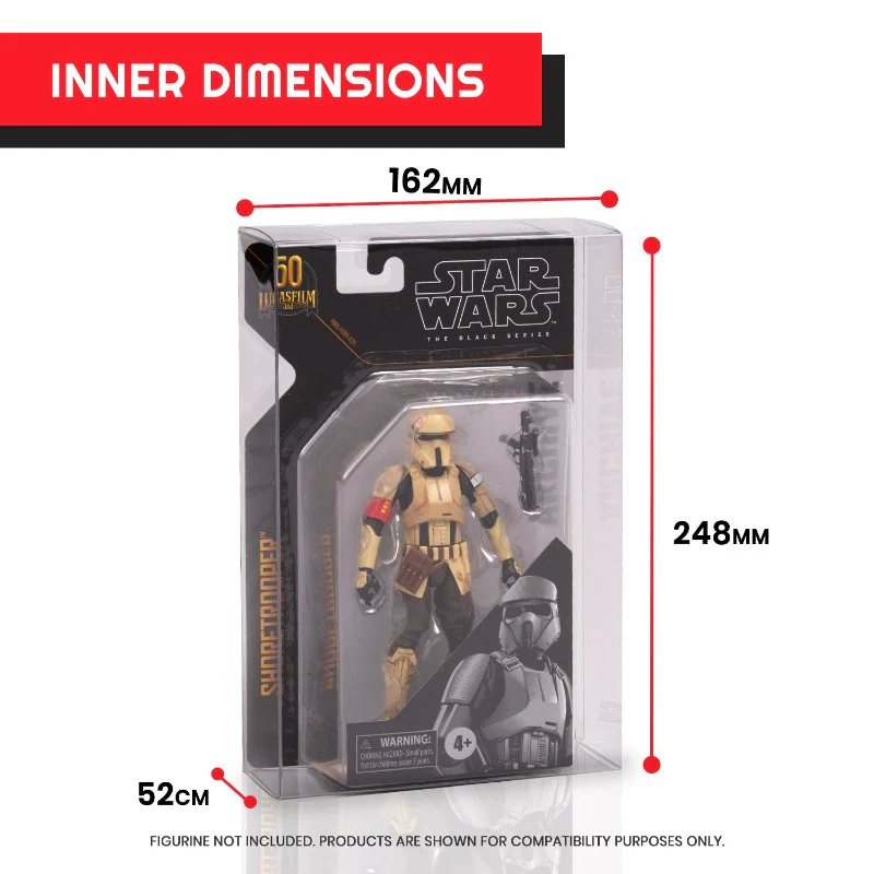 Hasbro Star Wars The Black Series Archive 50th Pack 10 protectors product photo