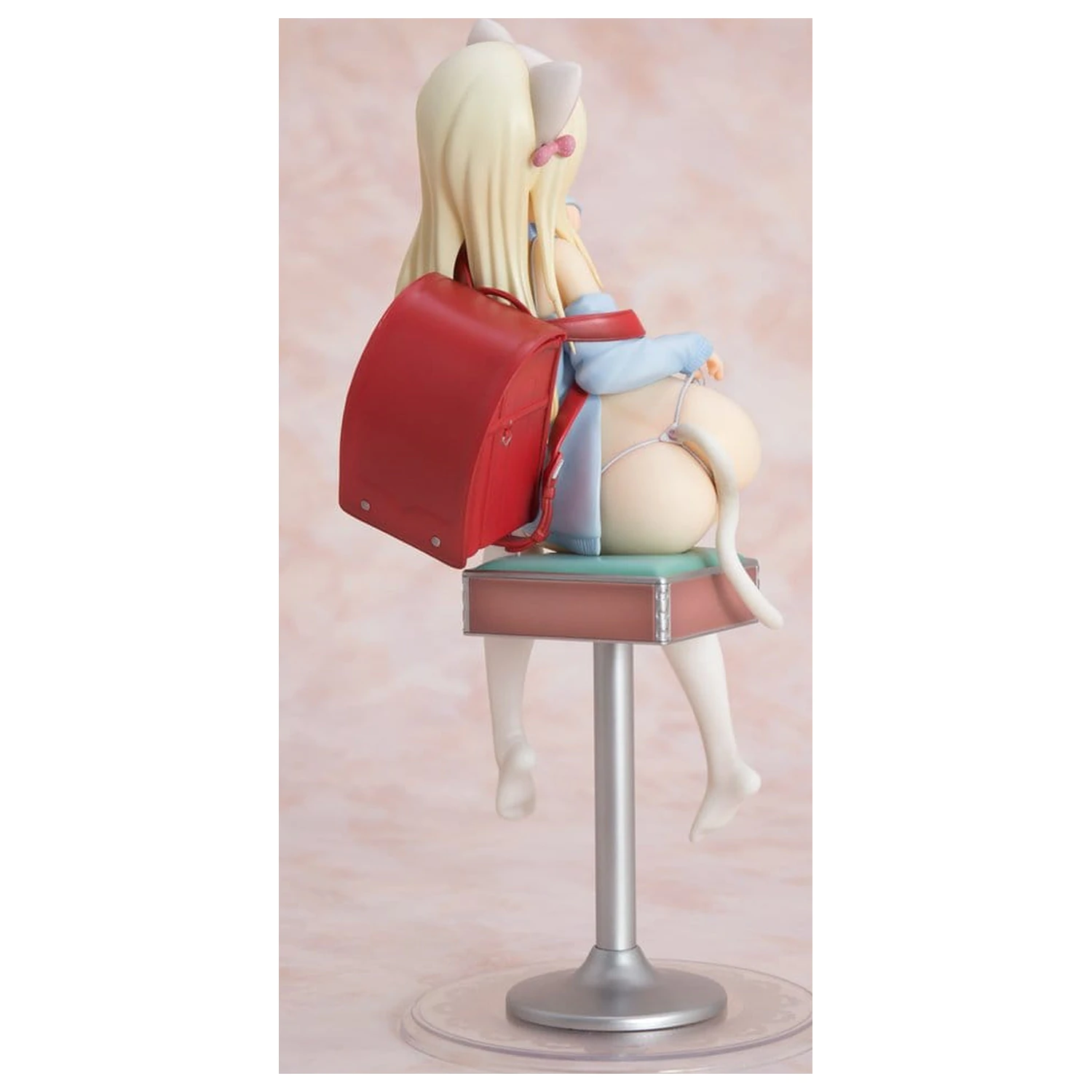 Hatsukoi Ribbon PVC Figure 1/6 Yuu White cat Ver. 25 cm product photo