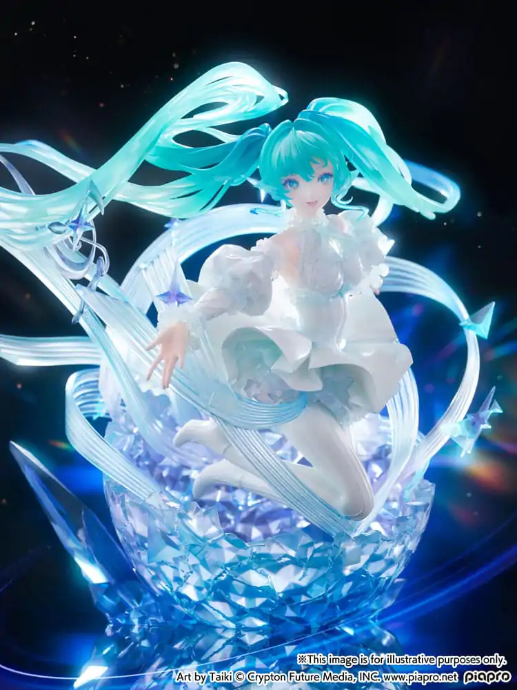 Hatsune Miku PVC Statue 1/7 Hatsune Miku - Crystal Dress Ver. 22 cm      product photo