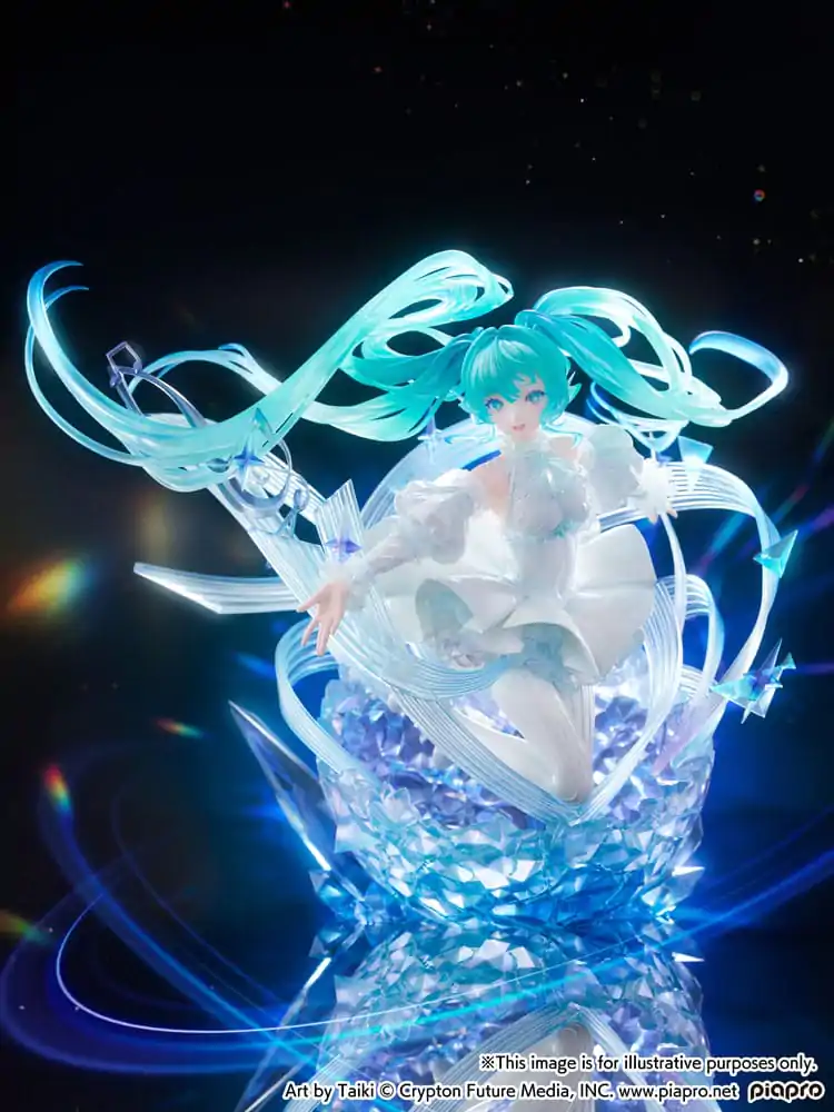 Hatsune Miku PVC Statue 1/7 Hatsune Miku - Crystal Dress Ver. 22 cm      product photo