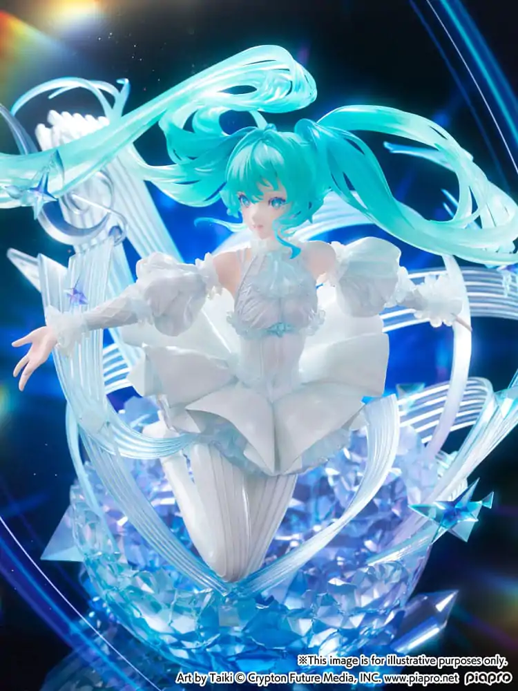 Hatsune Miku PVC Statue 1/7 Hatsune Miku - Crystal Dress Ver. 22 cm      product photo