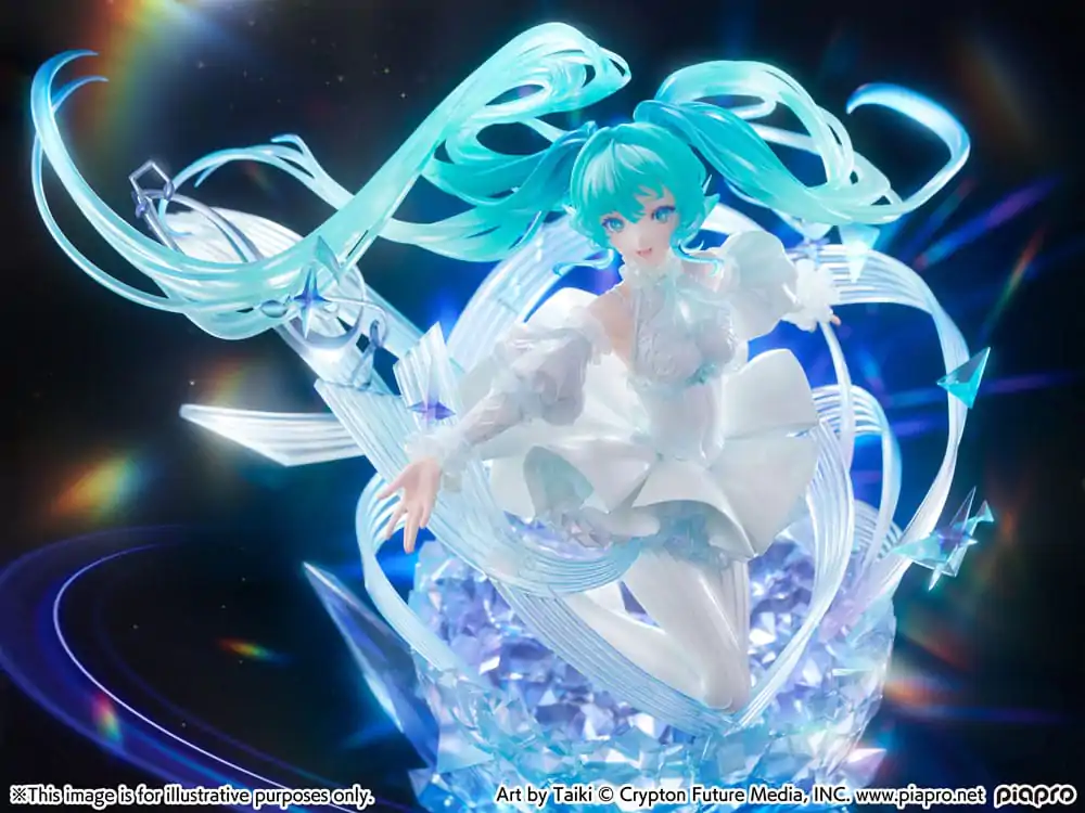 Hatsune Miku PVC Statue 1/7 Hatsune Miku - Crystal Dress Ver. 22 cm      product photo