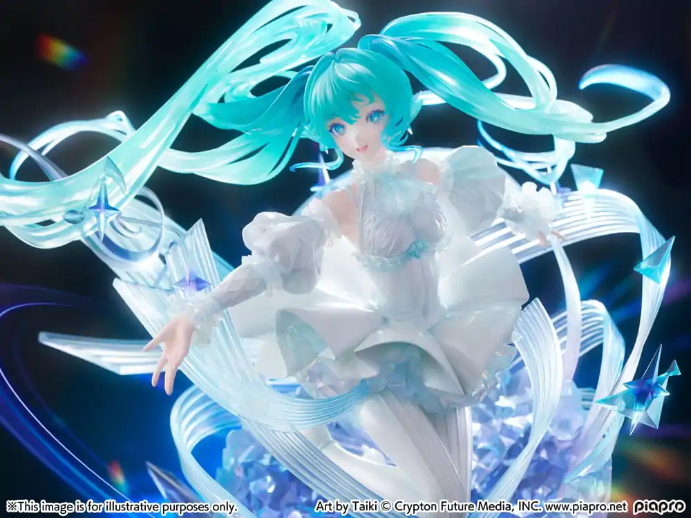 Hatsune Miku PVC Statue 1/7 Hatsune Miku - Crystal Dress Ver. 22 cm      product photo