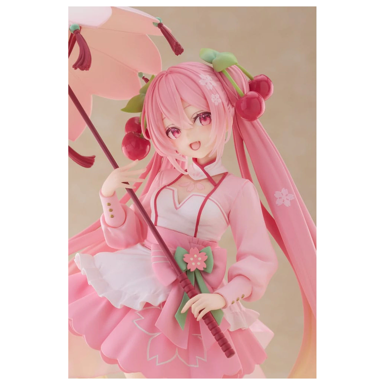 Hatsune Miku AMP PVC Statue Newley Written Sakura Miku Sakura Dress Ver. 21 cm product photo