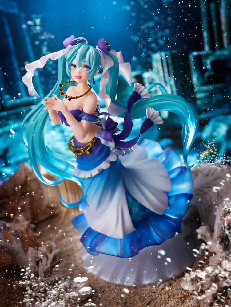 Hatsune Miku AMP PVC Statue Princess Mermaid Ver. 21 cm product photo