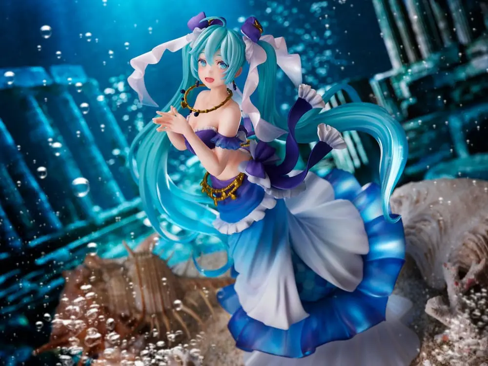 Hatsune Miku AMP PVC Statue Princess Mermaid Ver. 21 cm product photo