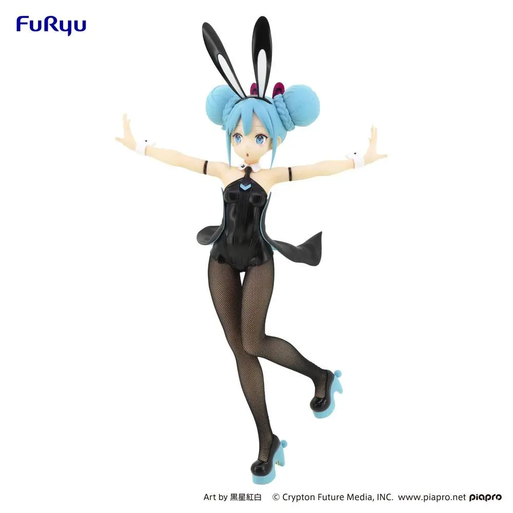 Hatsune Miku BiCute Bunnies PVC Statue Hatsune Miku Black Ver. 30 cm product photo