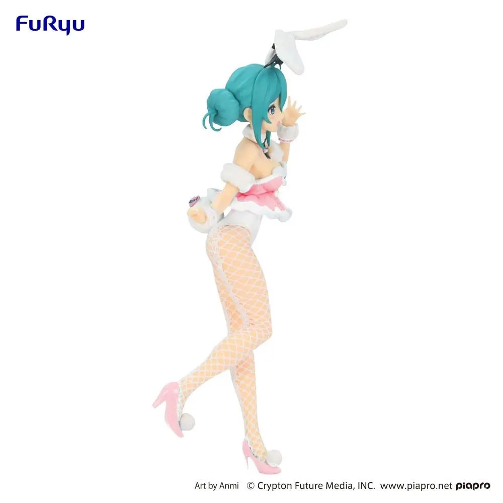 Hatsune Miku BiCute Bunnies PVC Statue Hatsune Miku White Rabbit Baby Pink Ver. 28 cm product photo