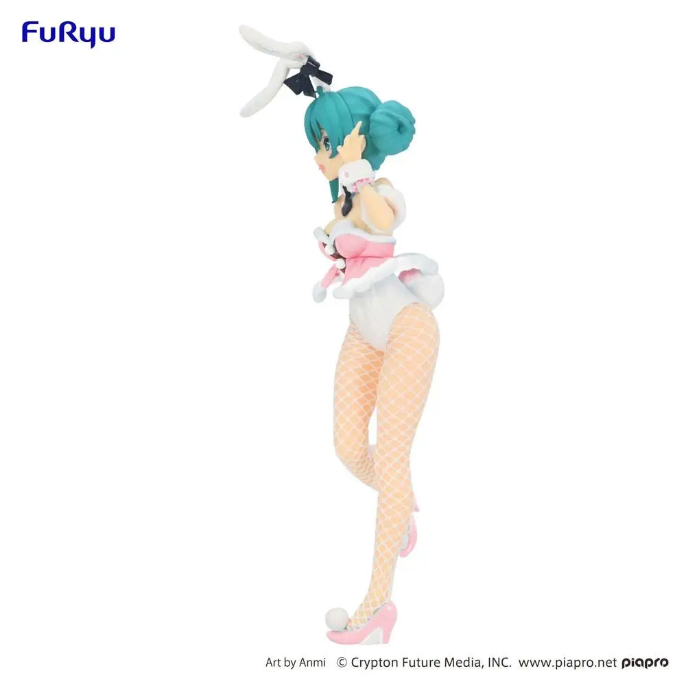 Hatsune Miku BiCute Bunnies PVC Statue Hatsune Miku White Rabbit Baby Pink Ver. 28 cm product photo