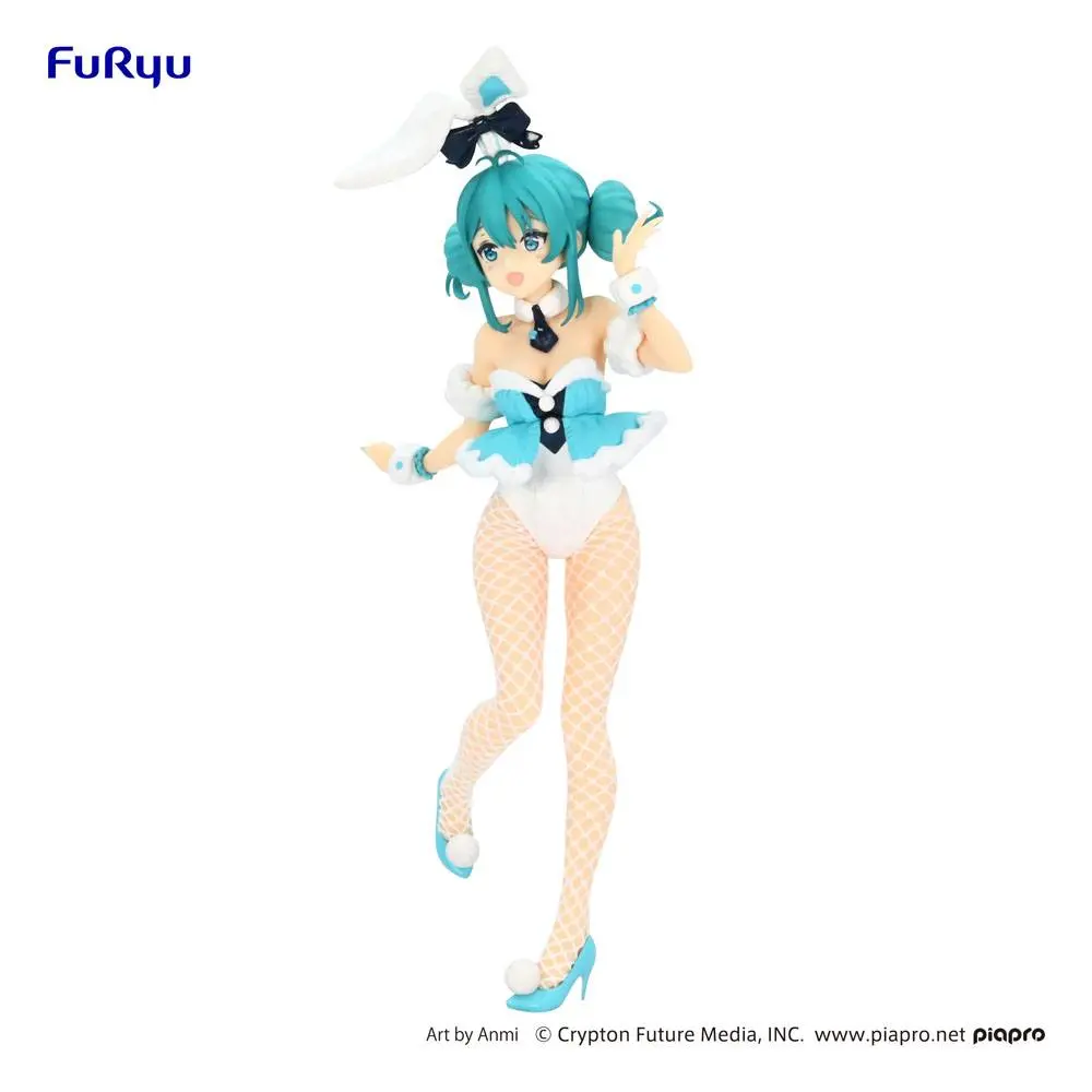 Hatsune Miku BiCute Bunnies PVC Statue Hatsune Miku White Rabbit Ver. 28 cm product photo