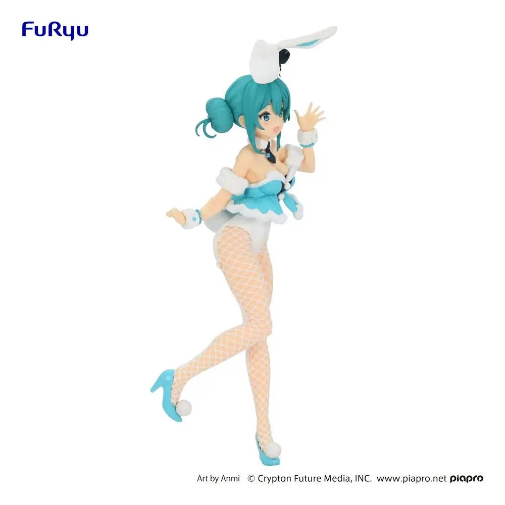 Hatsune Miku BiCute Bunnies PVC Statue Hatsune Miku White Rabbit Ver. 28 cm product photo
