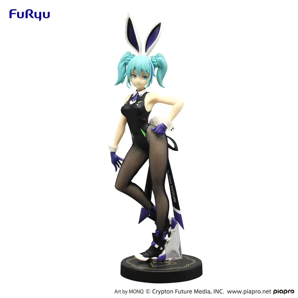 Hatsune Miku BiCute Bunnies PVC Statue Street Violet Color Ver. 30 cm product photo
