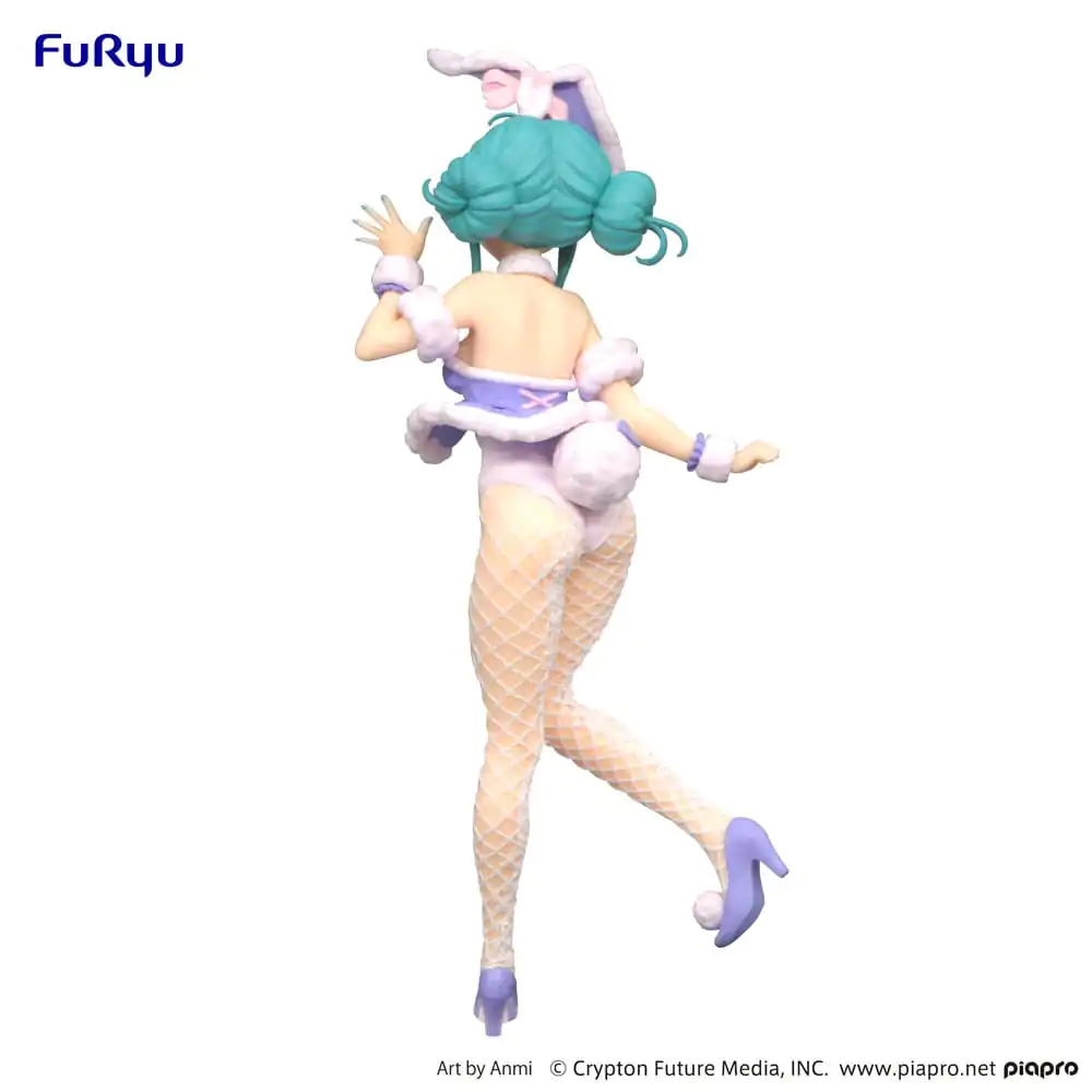 Hatsune Miku BiCute Bunnies PVC Statue White Rabbit Purple Color Ver. 28 cm product photo