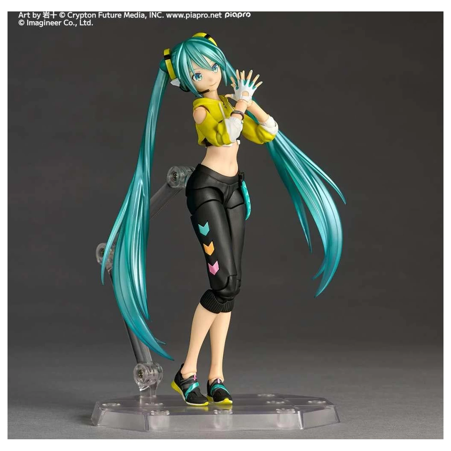 Hatsune Miku Boxing Version Figure Revoltech A.Y. 15cm product photo
