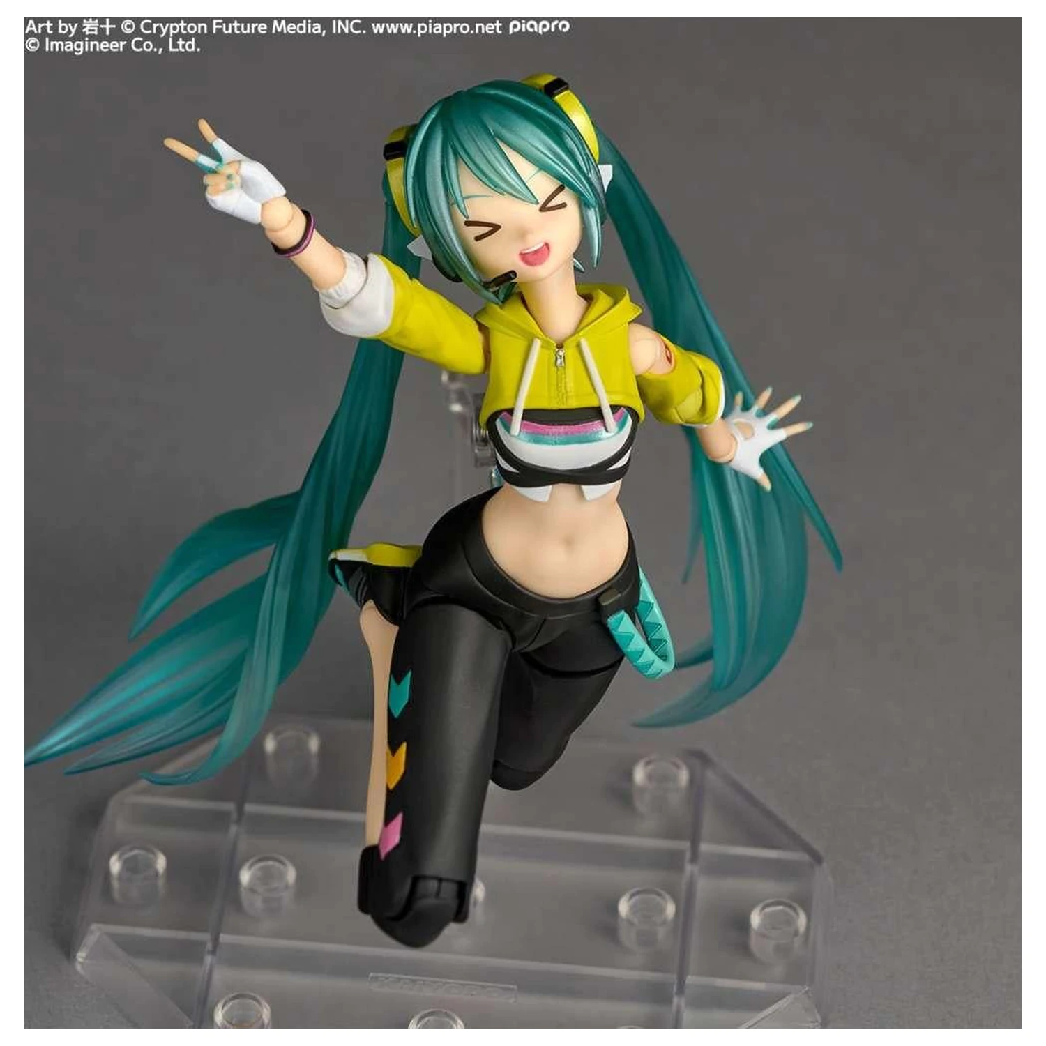 Hatsune Miku Boxing Version Figure Revoltech A.Y. 15cm product photo