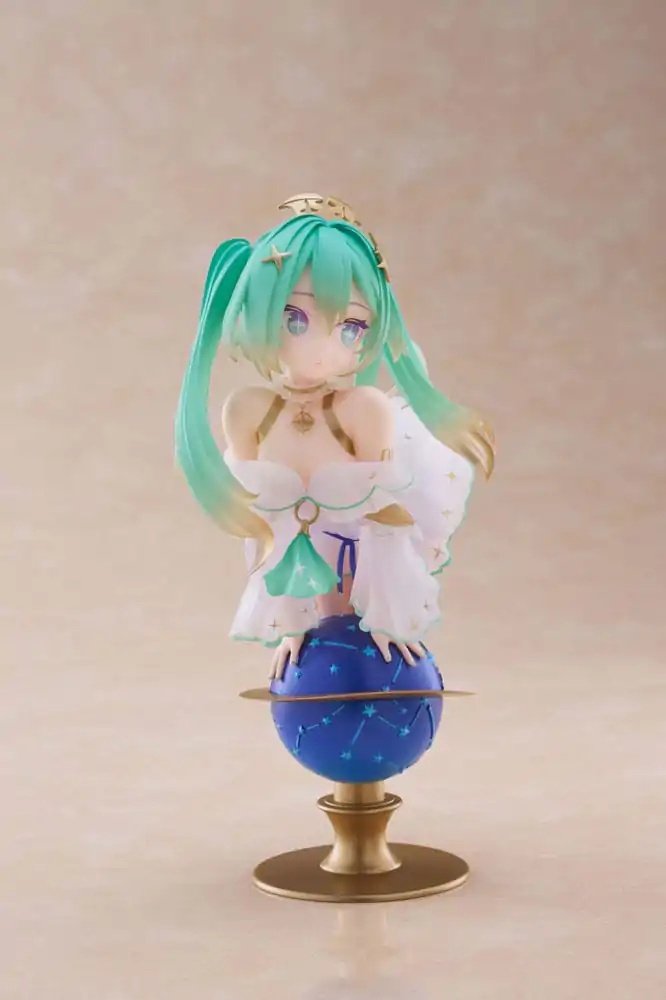 Hatsune Miku PVC Statue Bust Up Figure 39 Miku's Day Anniversary 2nd Season Glittering Star Ver. 18 cm product photo