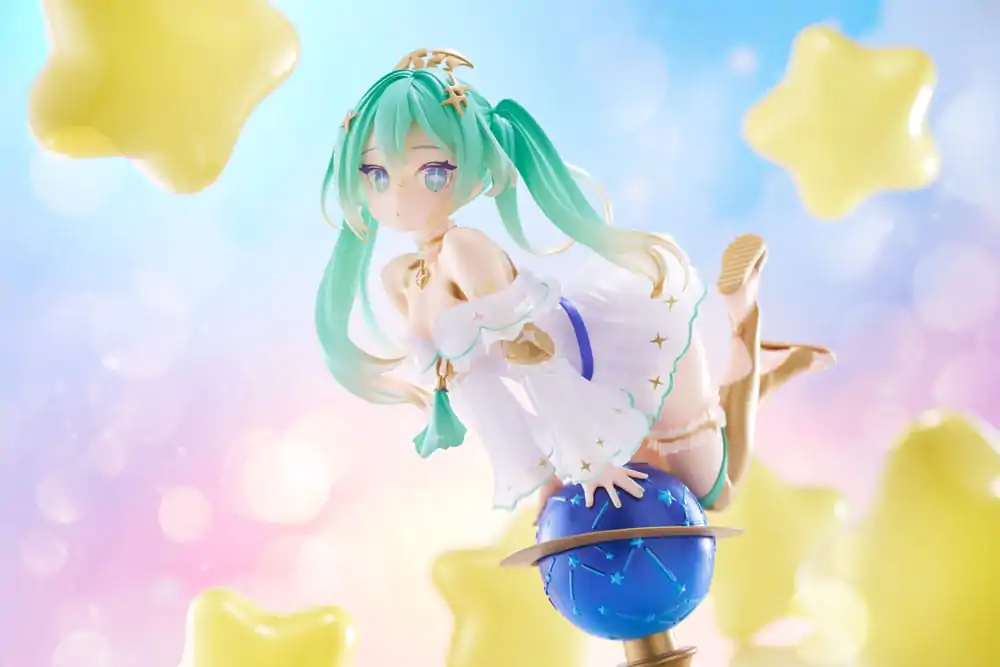 Hatsune Miku PVC Statue Bust Up Figure 39 Miku's Day Anniversary 2nd Season Glittering Star Ver. 18 cm product photo