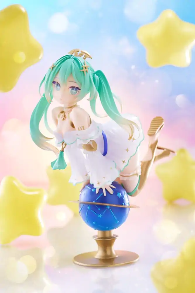 Hatsune Miku PVC Statue Bust Up Figure 39 Miku's Day Anniversary 2nd Season Glittering Star Ver. 18 cm product photo