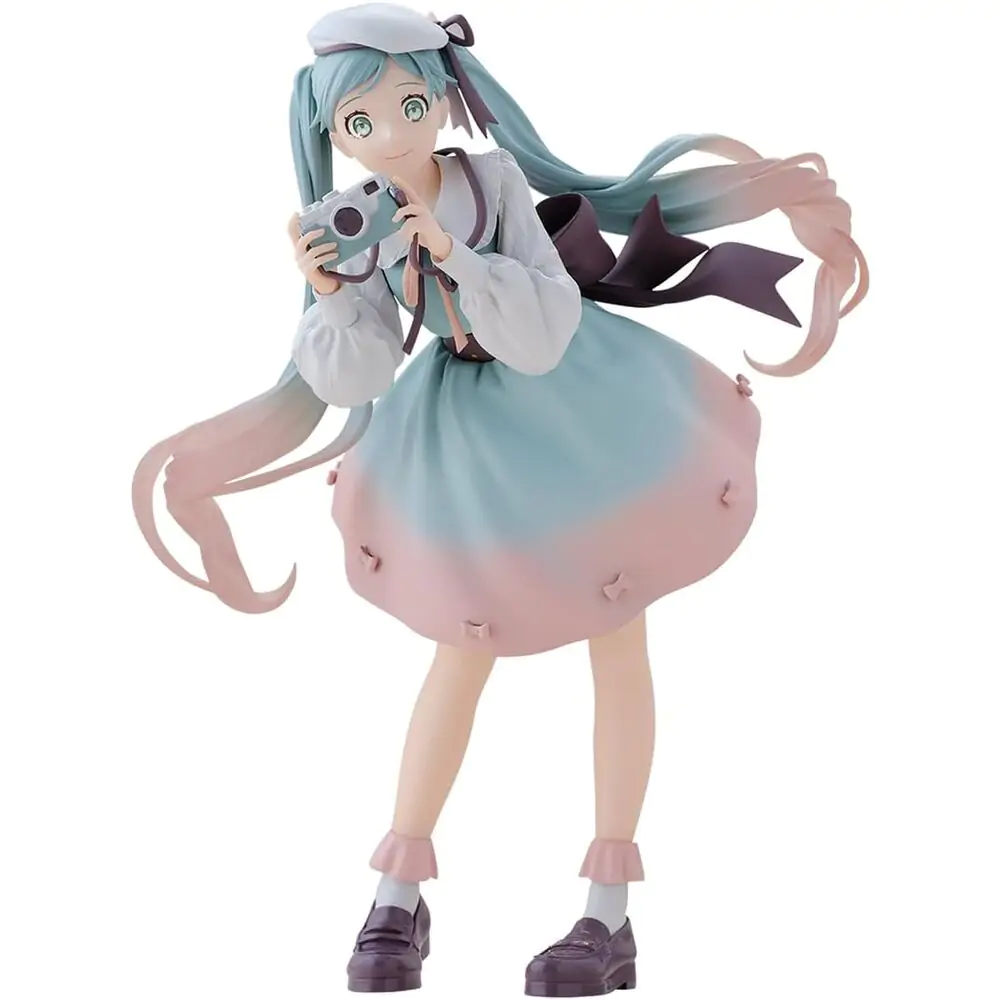Hatsune Miku Camera Holiday Memories figure 20cm product photo