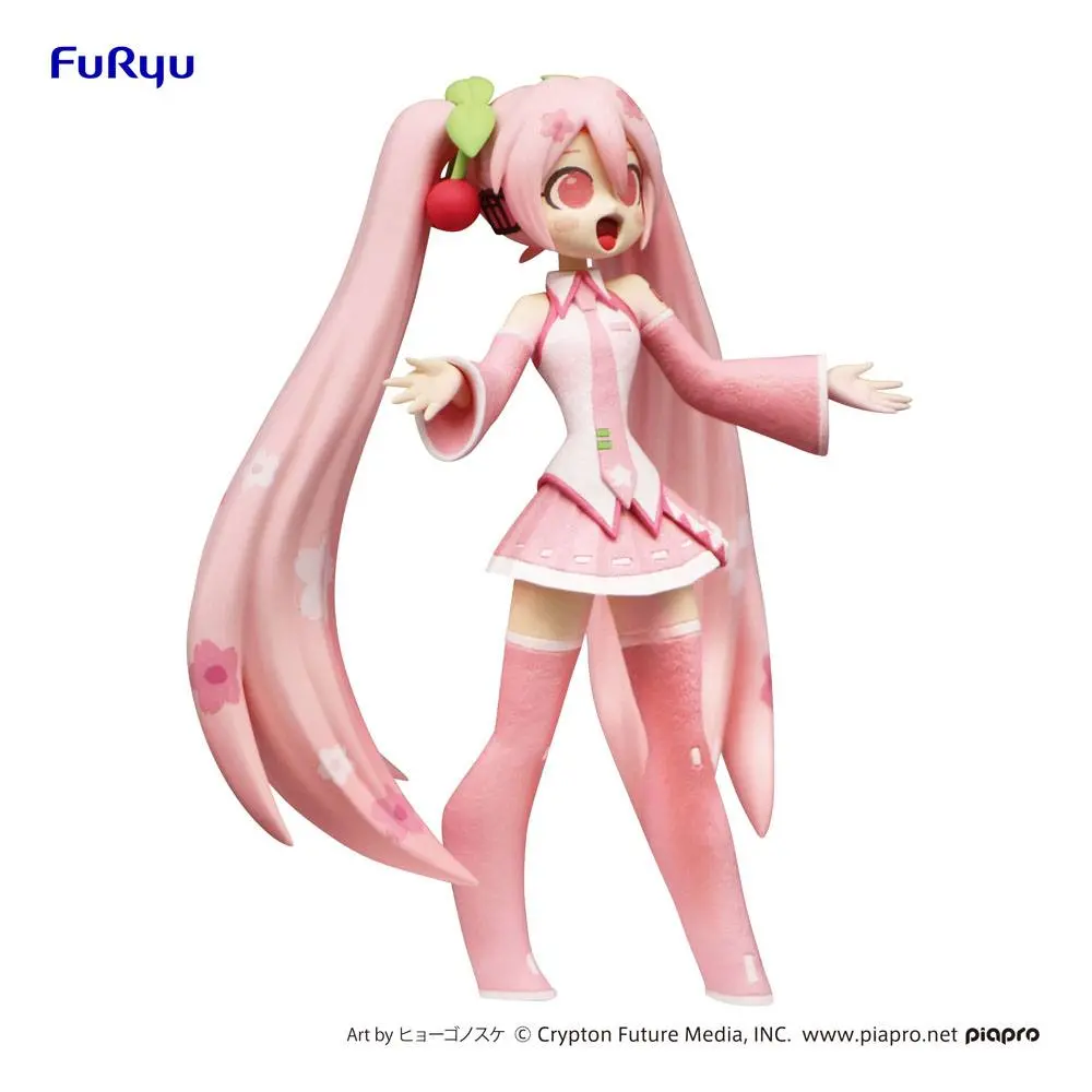 Hatsune Miku CartoonY PVC Statue Sakura Miku 16 cm product photo