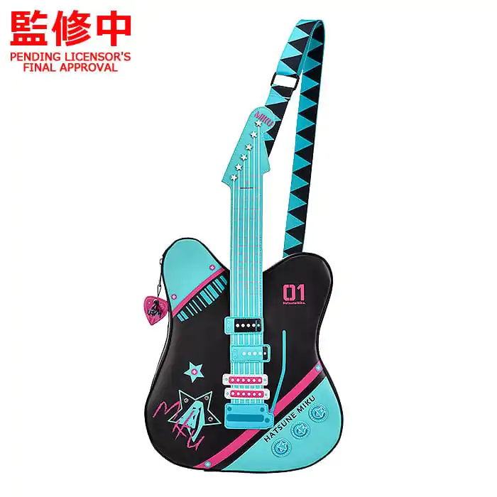 Hatsune Miku Shoulder Bag Character Vocal Series 01: Hatsune Miku Guitar-Shaped termékfotó