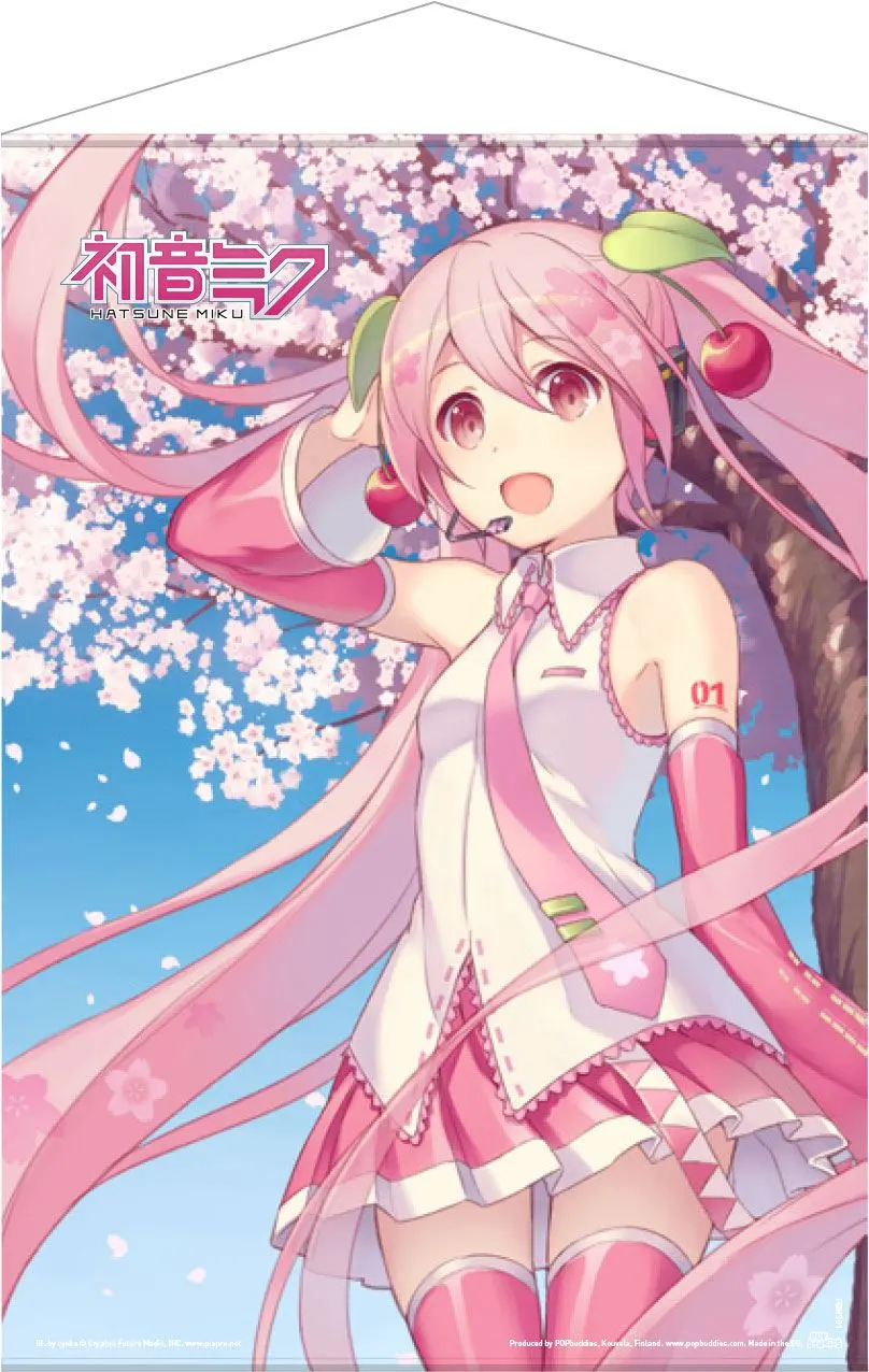 Hatsune Miku Wallscroll Cherry Blossom 50 x 70 cm product photo