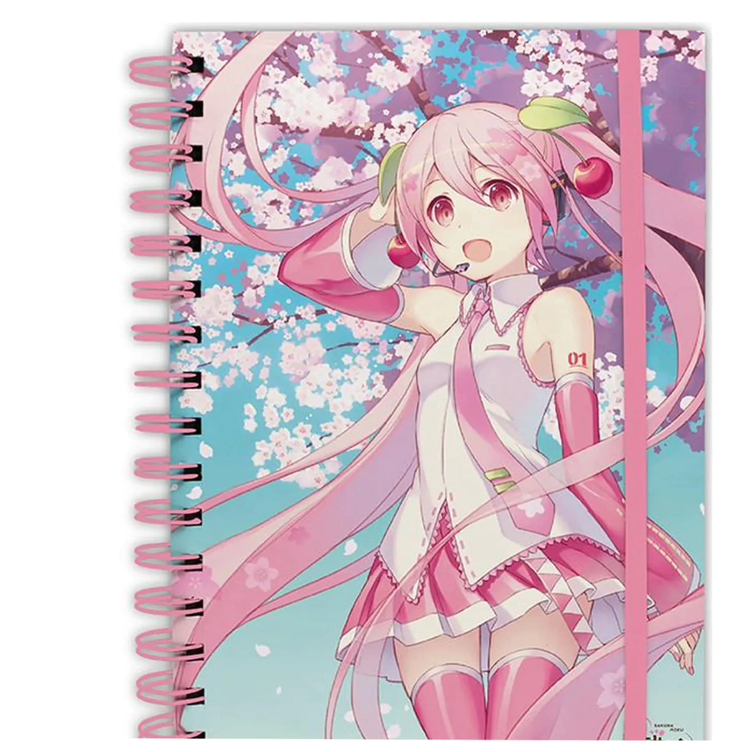 Hatsune Miku Cherry Blossoms Notebook A5 Spiral product photo