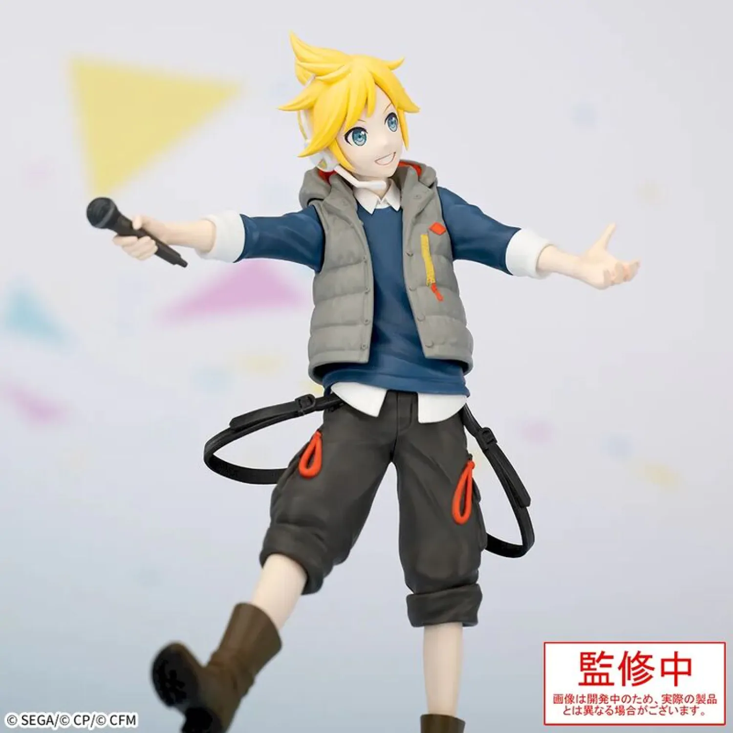 Hatsune Miku: Colorful Stage! Desktop x Decorate Collections PVC Statue Kagamine Len Street Sekai Ver. 15 cm product photo