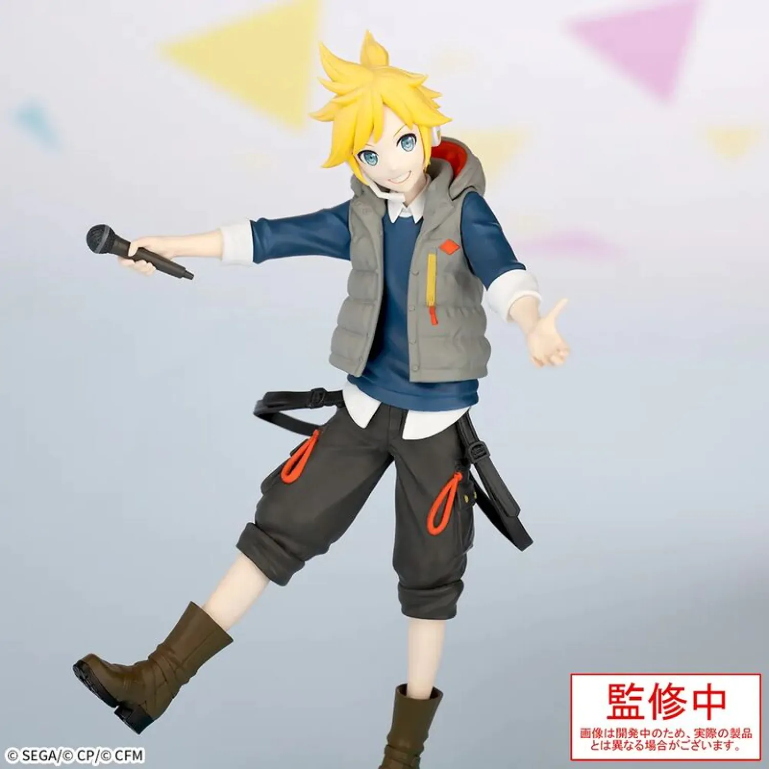 Hatsune Miku: Colorful Stage! Desktop x Decorate Collections PVC Statue Kagamine Len Street Sekai Ver. 15 cm product photo