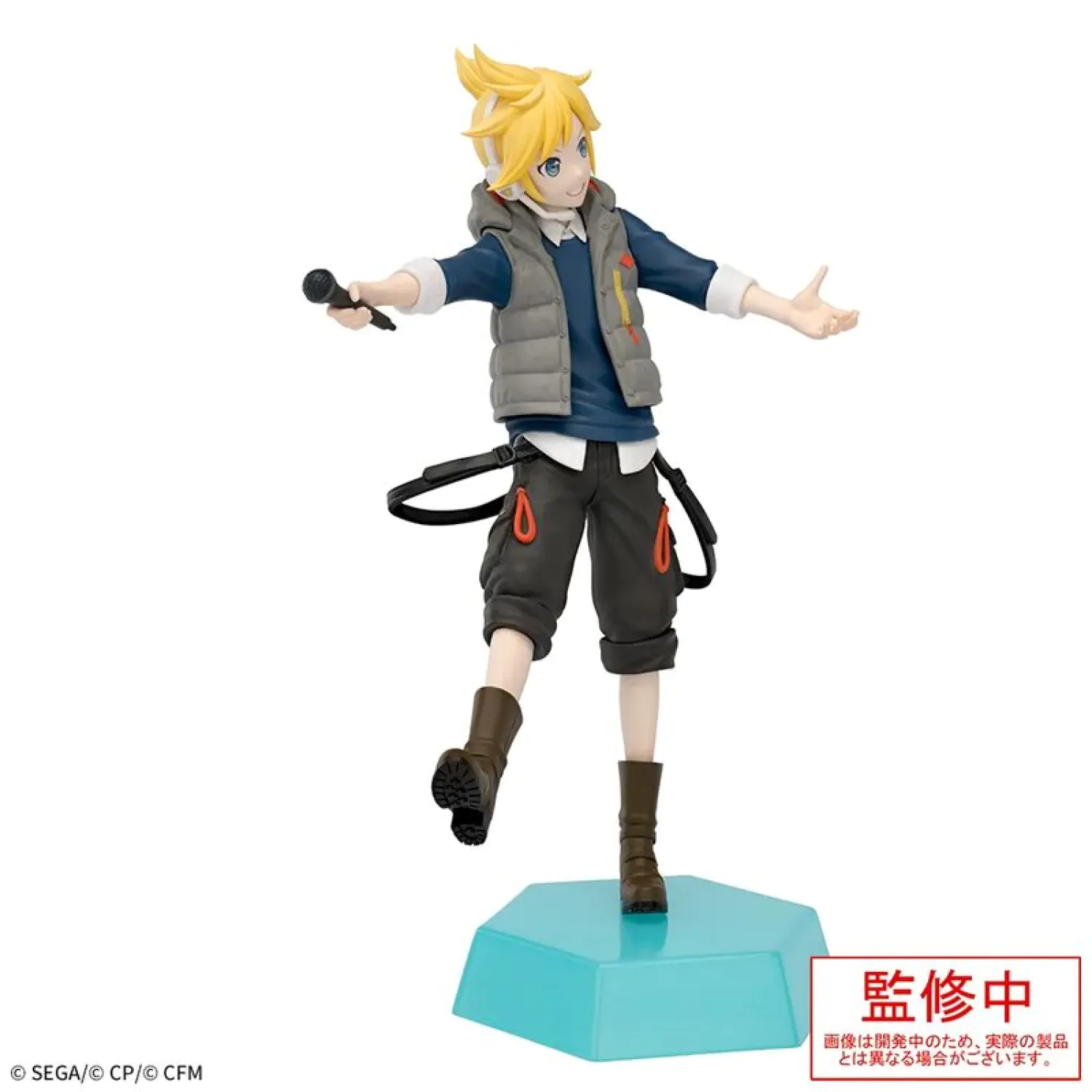 Hatsune Miku: Colorful Stage! Desktop x Decorate Collections PVC Statue Kagamine Len Street Sekai Ver. 15 cm product photo