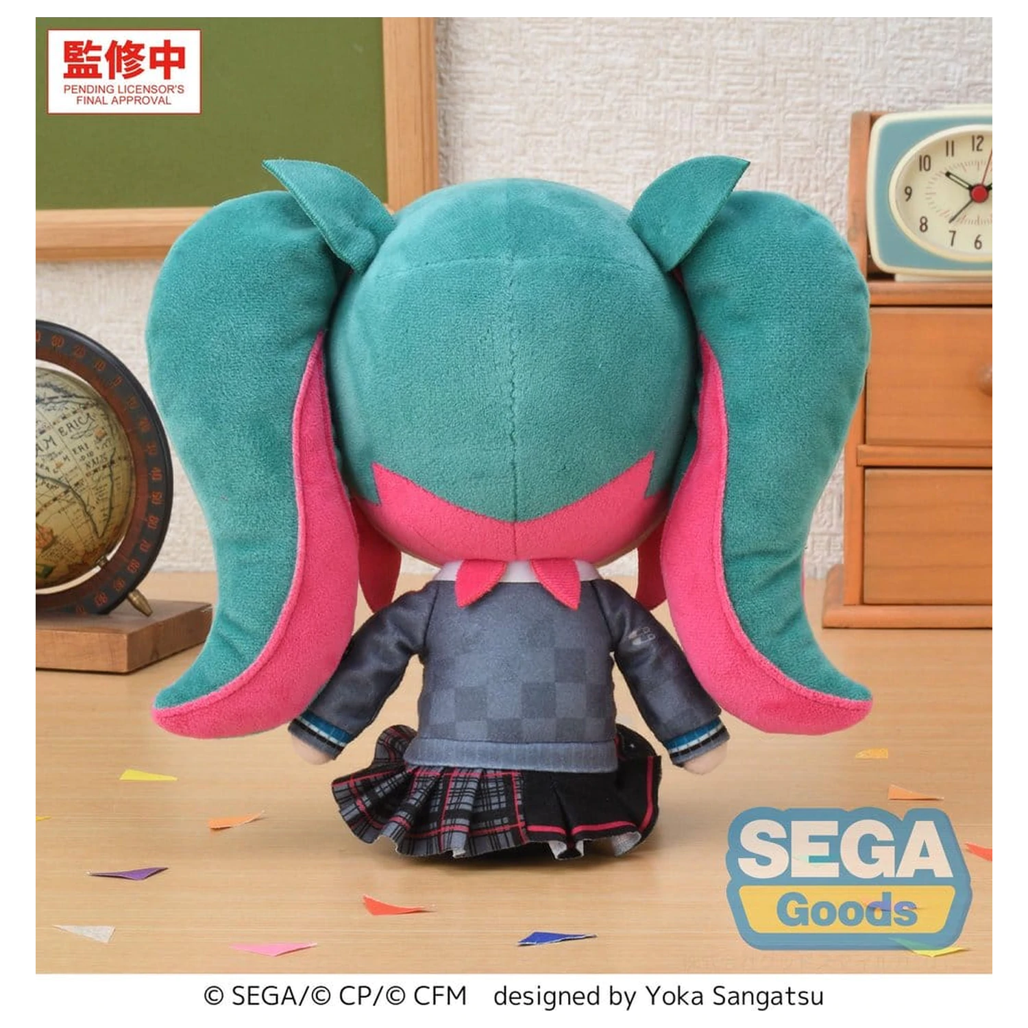 Hatsune Miku: Colorful Stage! Plush Figure fuwa petit M -School SEKAI Hatsune Miku- product photo