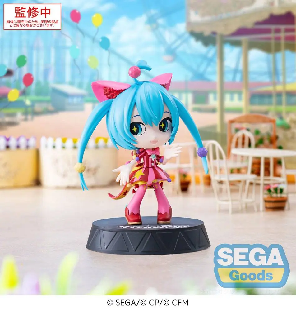 Hatsune Miku: Colorful Stage! Tip'n'Pop PM PVC Statue Wonderland SEKAI Miku 13 cm product photo