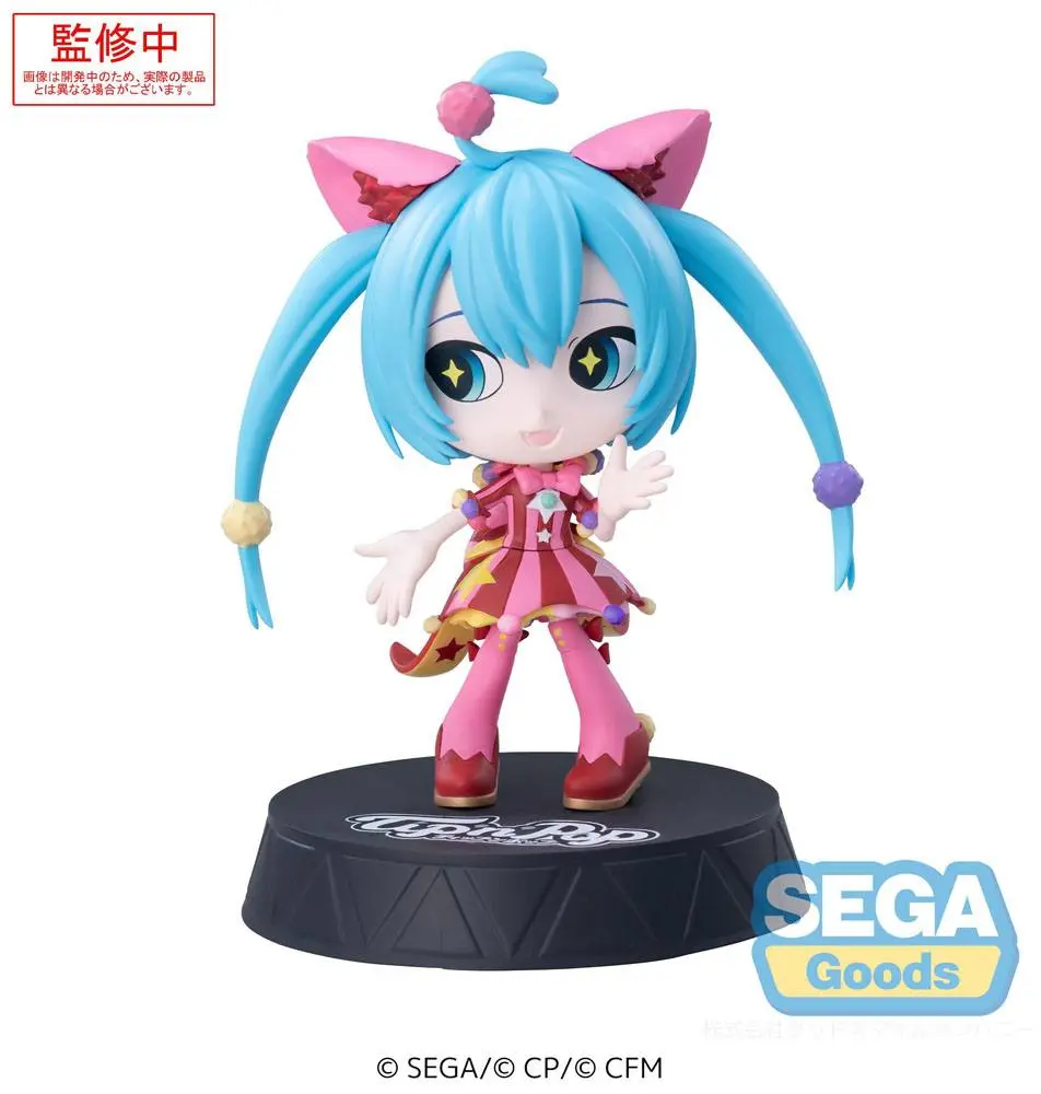 Hatsune Miku: Colorful Stage! Tip'n'Pop PM PVC Statue Wonderland SEKAI Miku 13 cm product photo