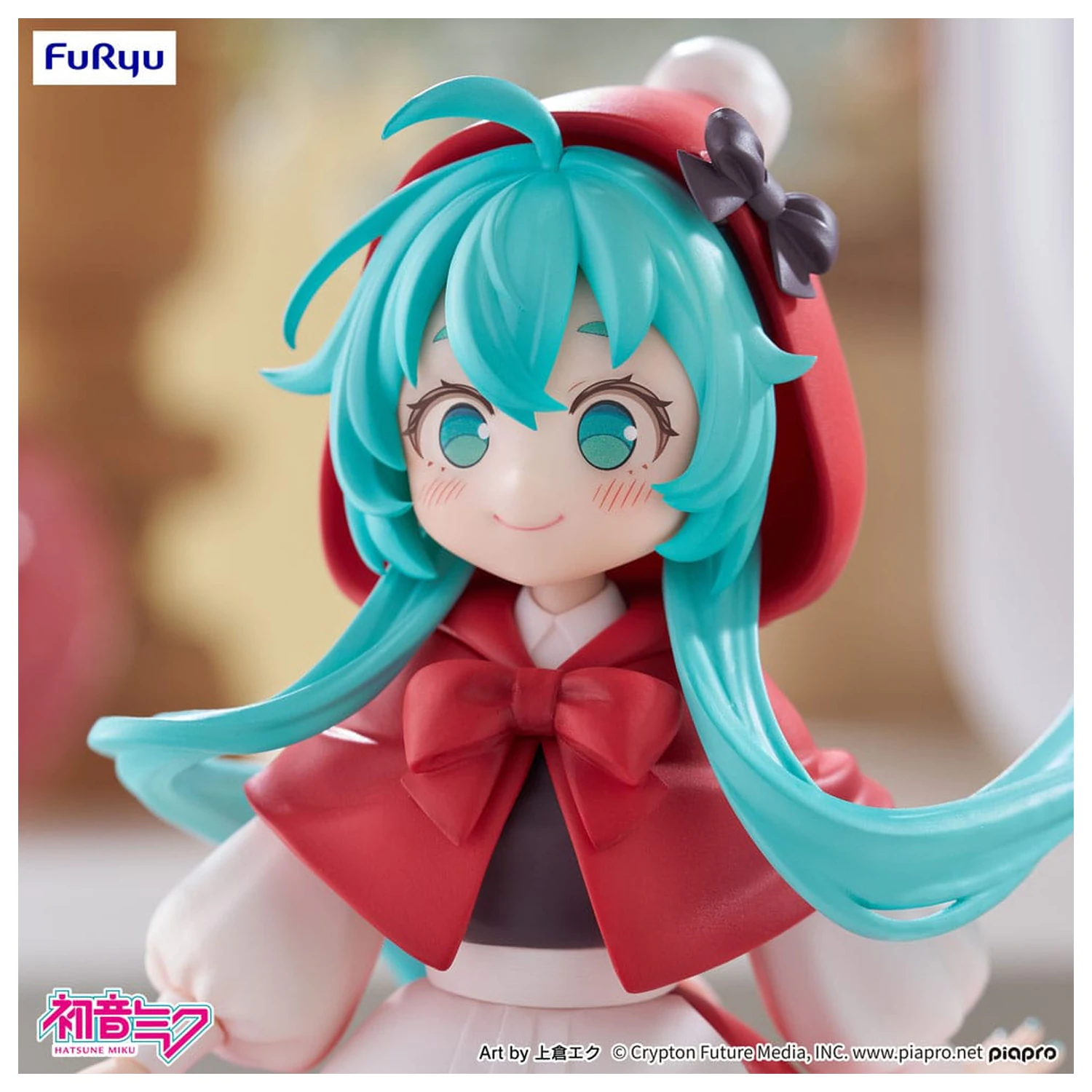 Hatsune Miku Desktop Fairy PVC Statue Hatsune Miku Little red riding hood Ver. 16 cm    product photo