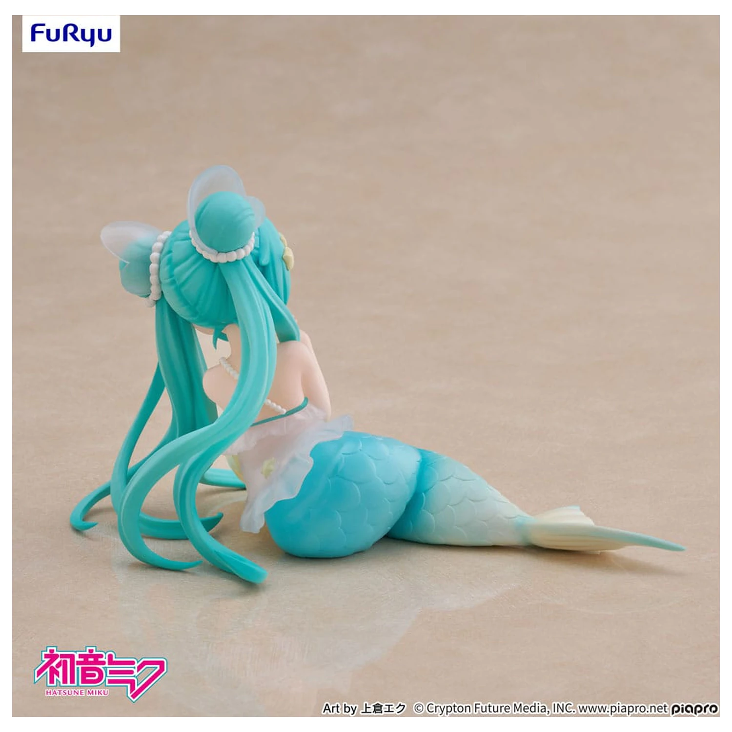 Hatsune Miku Desktop Fairy PVC Statue Hatsune Miku Mermaid princess Ver. 9 cm    product photo