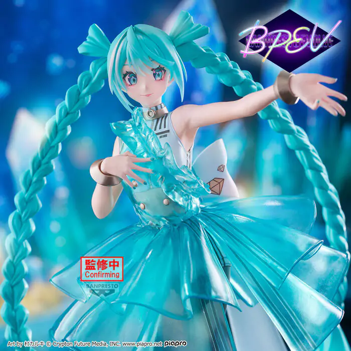 Hatsune Miku EmeraldGem Clearluxe figure 28cm product photo