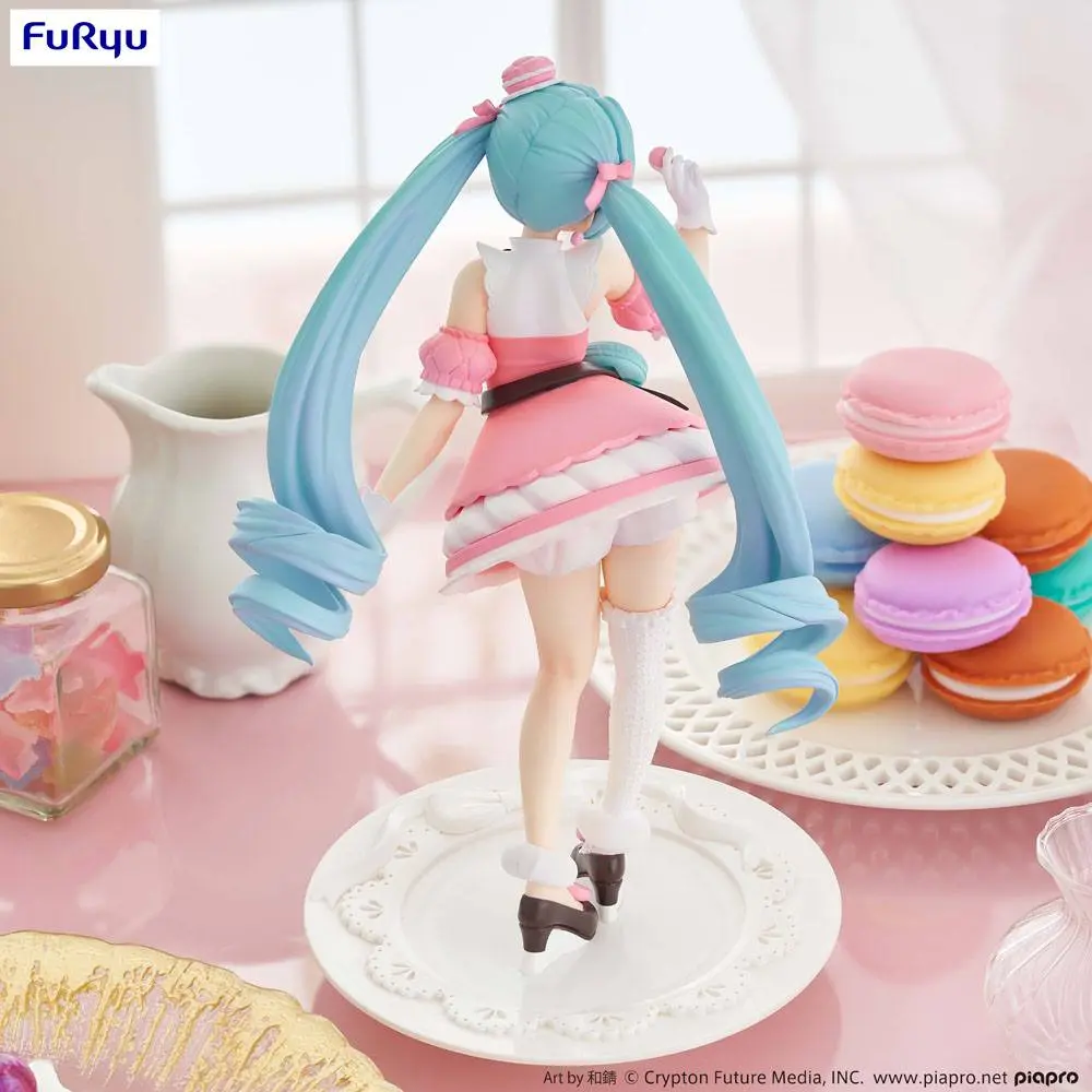 Hatsune Miku Exceed Creative PVC Statue Hatsune Miku Sweet Sweets Series Macaroon 21 cm product photo