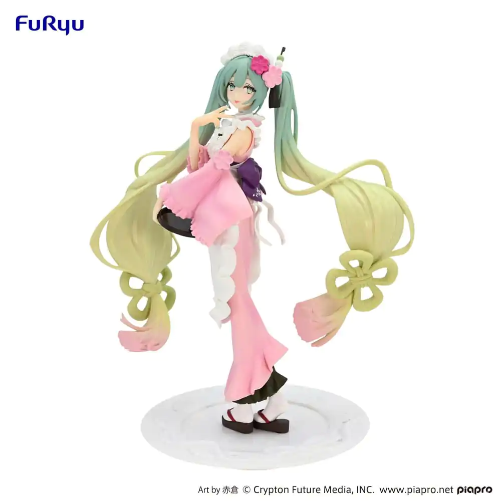 Hatsune Miku Exceed Creative PVC Statue Matcha Green Tea Parfait Cherry Blossom Ver. 20 cm termékfotó