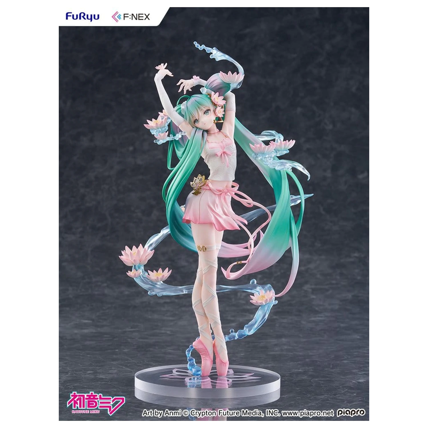 Hatsune Miku F:NEX PVC Statue 1/7 Water lily Ver. 27 cm   product photo