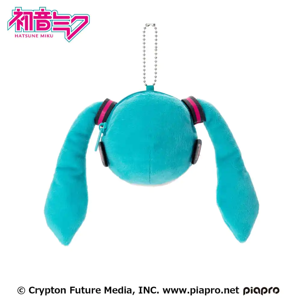 Hatsune Miku Plush Keychain Miku Face 13 cm termékfotó