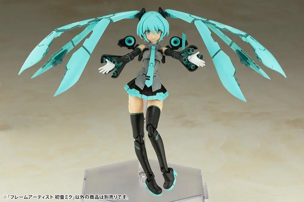 Hatsune Miku Frame Arms Plastic Model Kit 1/100 Frame Music Girl Hatsune Miku 16 cm product photo