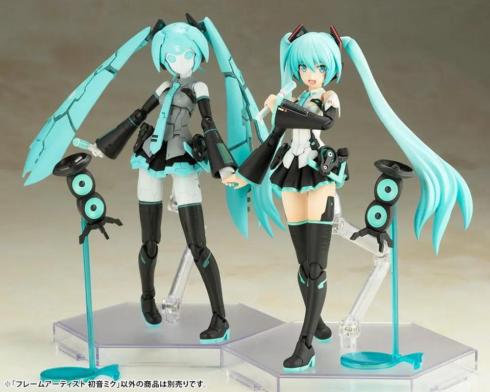 Hatsune Miku Frame Arms Plastic Model Kit 1/100 Frame Music Girl Hatsune Miku 16 cm product photo