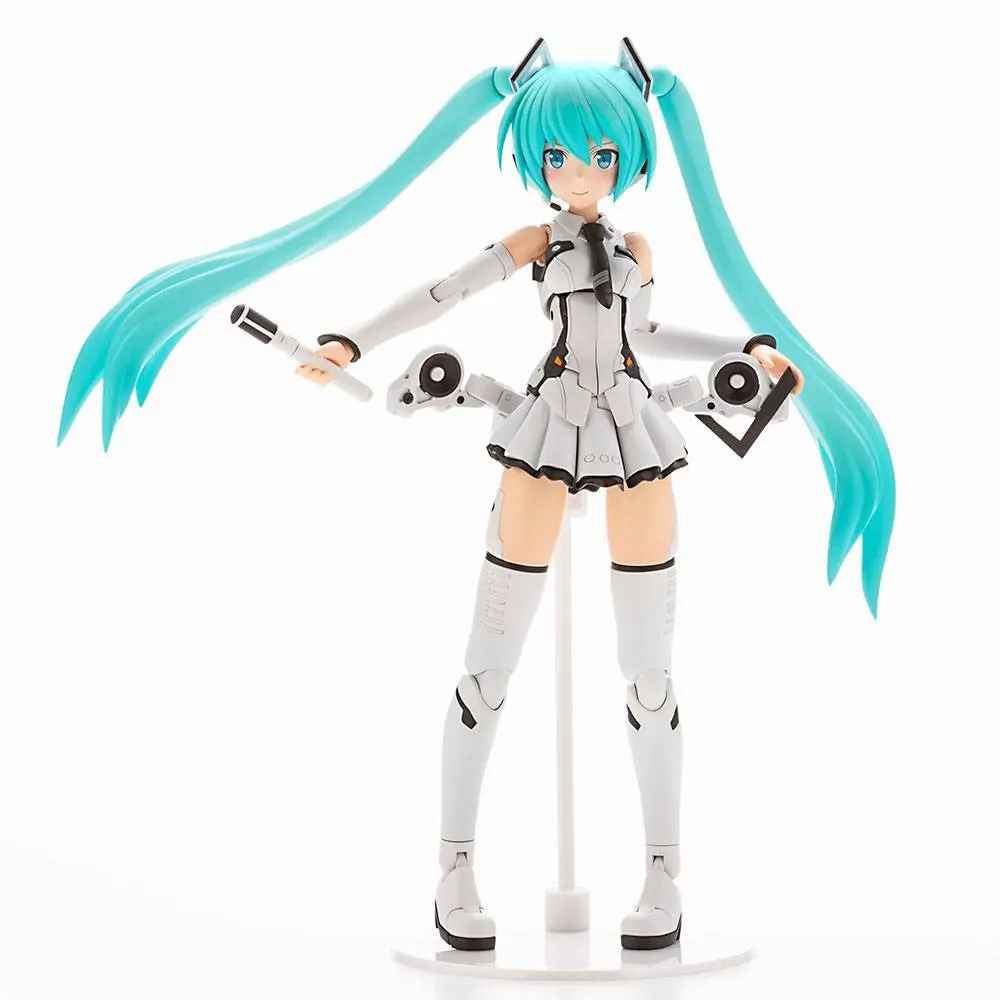 Hatsune Miku Frame Arms Girl Plastic Model Kit Music Girl Hatsune Miku (Maruttoys Ver.) &amp; Tamotu (Miku Ver.) 15 cm product photo