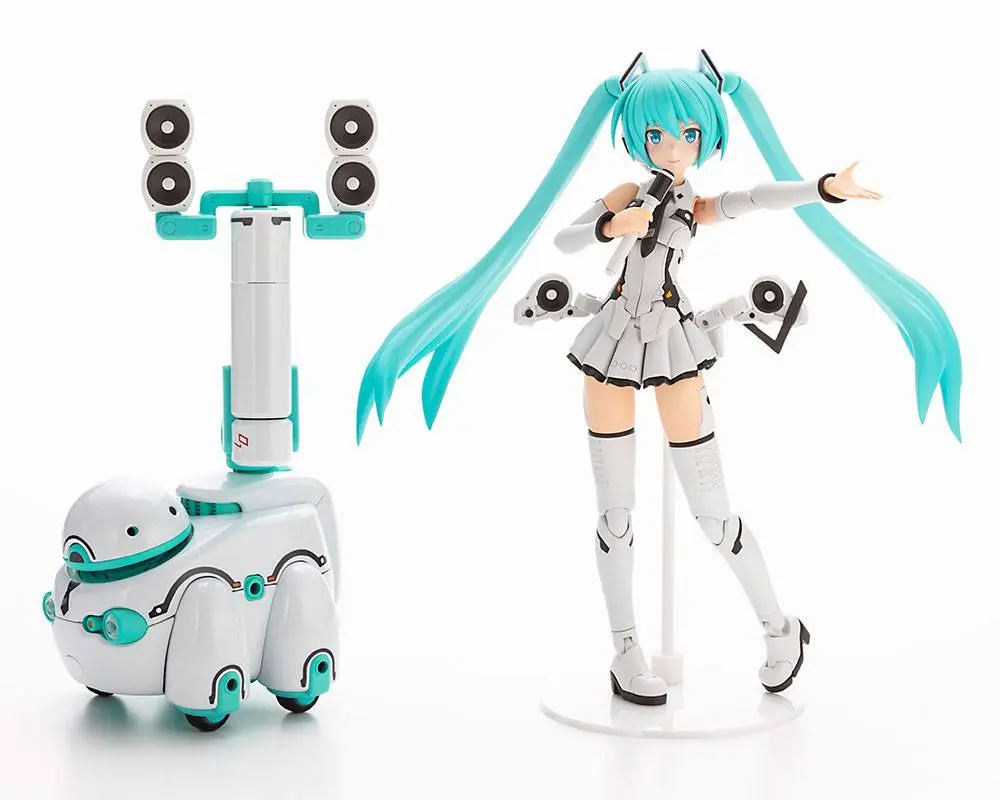 Hatsune Miku Frame Arms Girl Plastic Model Kit Music Girl Hatsune Miku (Maruttoys Ver.) &amp; Tamotu (Miku Ver.) 15 cm product photo