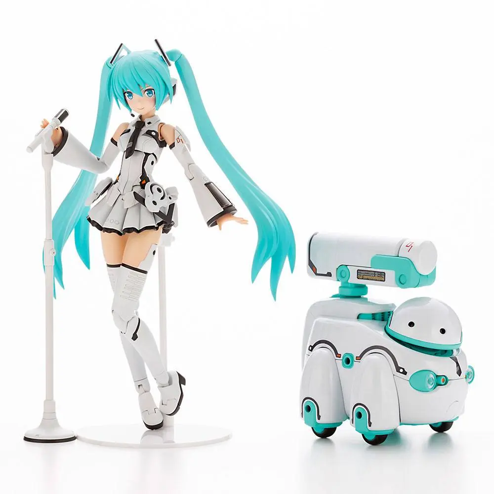 Hatsune Miku Frame Arms Girl Plastic Model Kit Music Girl Hatsune Miku (Maruttoys Ver.) &amp; Tamotu (Miku Ver.) 15 cm product photo