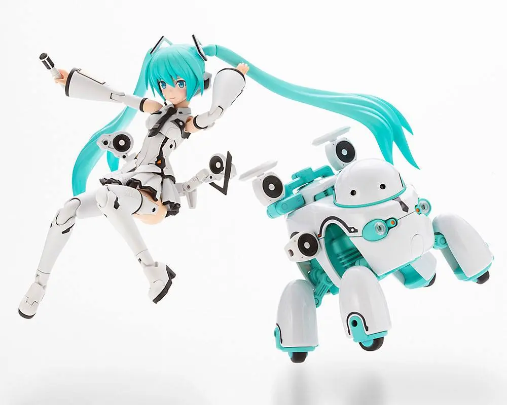 Hatsune Miku Frame Arms Girl Plastic Model Kit Music Girl Hatsune Miku (Maruttoys Ver.) &amp; Tamotu (Miku Ver.) 15 cm product photo
