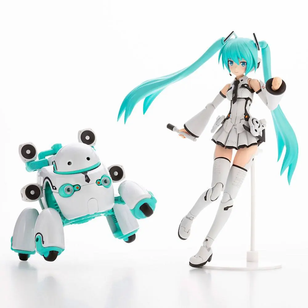 Hatsune Miku Frame Arms Girl Plastic Model Kit Music Girl Hatsune Miku (Maruttoys Ver.) &amp; Tamotu (Miku Ver.) 15 cm product photo