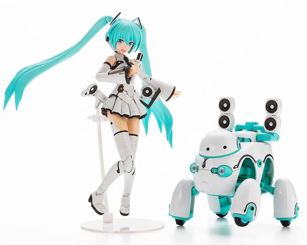 Hatsune Miku Frame Arms Girl Plastic Model Kit Music Girl Hatsune Miku (Maruttoys Ver.) &amp; Tamotu (Miku Ver.) 15 cm product photo