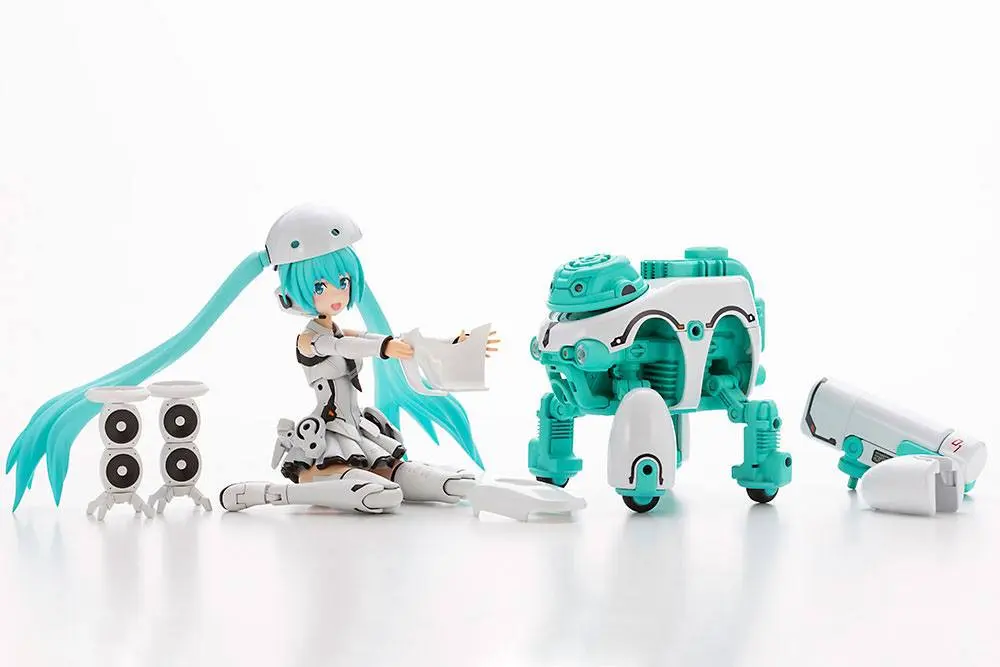 Hatsune Miku Frame Arms Girl Plastic Model Kit Music Girl Hatsune Miku (Maruttoys Ver.) &amp; Tamotu (Miku Ver.) 15 cm product photo